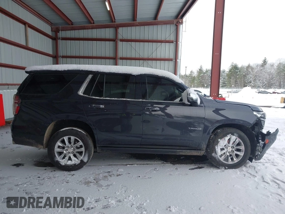 2023 Chevrolet Tahoe Premier with VIN 1GNSKSKL6PR545302, listed as a IAAI auction lot 41017179 with 16,877 mi miles and . Bid and sale history available at DreamBid. Image 14.