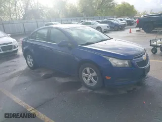 2012 Chevrolet Cruze LT w/1LT with VIN 1G1PF5SC2C7244318, listed as a IAAI auction lot 42036001 with 184,905 mi miles. Bid and sale history available at carsss.com. Image 1.