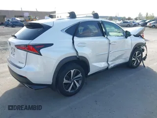 2021 Lexus NX 300 with VIN JTJGARBZXM5032858, listed as a IAAI auction lot 42499130 with 34,738 mi miles and . Bid and sale history available at DreamBid. Image 4.