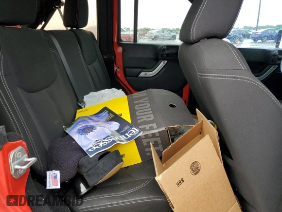 2014 Jeep Wrangler Unlimited Rubicon X with VIN 1C4BJWFG9EL322266, listed as a Copart auction lot 54381095 with 126,850 mi miles and Salvage title. Bid and sale history available at DreamBid. Image 11.