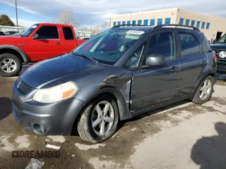 2008 Suzuki SX4 with VIN JS2YB413085110824, listed as a Copart auction lot 86763434 with 99,572 mi miles and Salvage Title. Bid and sale history available at carsss.com. Image 1.