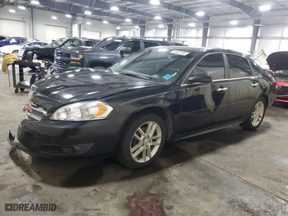 2013 Chevrolet Impala LTZ with VIN 2G1WC5E38D1246315, listed as a Copart auction lot 53482785 with 188,532 mi miles and Salvage Title. Bid and sale history available at carsss.com. Image 1.