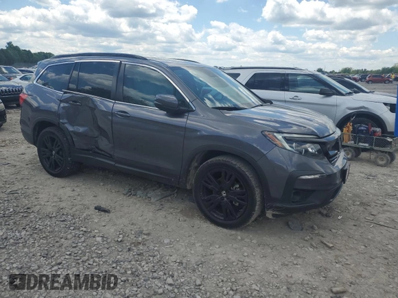2021 Honda Pilot Special Edition with VIN 5FNYF6H29MB100339, listed as a Copart auction lot 55834795 with 45,113 mi miles and Salvage title. Bid and sale history available at DreamBid. Image 4.