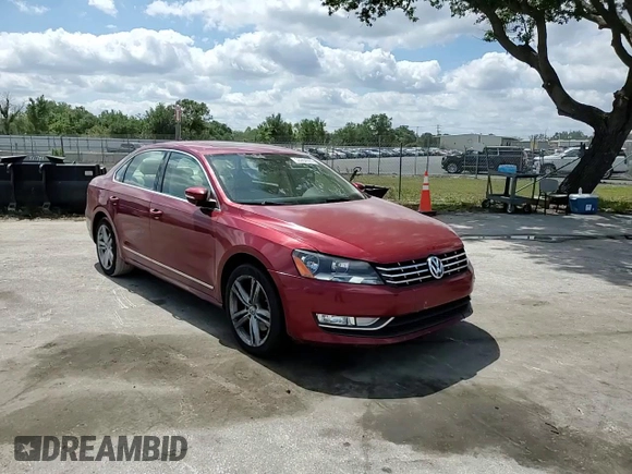 2015 Volkswagen Passat SEL Premium with VIN 1VWCT7A33FC123141, listed as a Copart auction lot 53284595 with 87,450 mi miles and Salvage title. Bid and sale history available at DreamBid. Image 11.