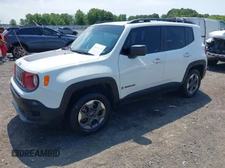 2018 Jeep Renegade Sport with VIN ZACCJBAB3JPH30955, listed as a IAAI auction lot 42332330 with 146,759 mi miles and . Bid and sale history available at DreamBid. Image 18.