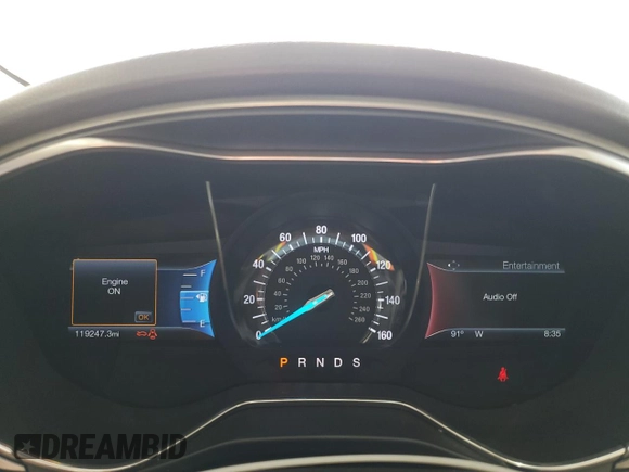 2016 Ford Fusion SE with VIN 3FA6P0HD5GR282231, listed as a Copart auction lot 50359585 with 119,247 mi miles and Salvage Title. Bid and sale history available at carsss.com. Image 9.