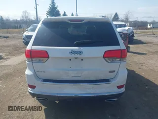 2015 Jeep Grand Cherokee Summit with VIN 1C4RJFJGXFC734025, listed as a IAAI auction lot 41842927 with 137,993 mi miles. Bid and sale history available at carsss.com. Image 16.