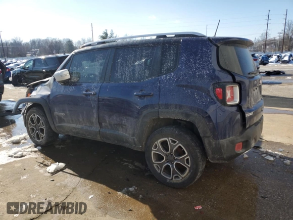 2018 Jeep Renegade Limited с VIN ZACCJBDB3JPH43930, выставлен на аукционе Copart как лот 88954385 с пробегом 35 112 миль миль и Списание • Salvage title. История ставок и продаж доступна на DreamBid. Изображение 2.