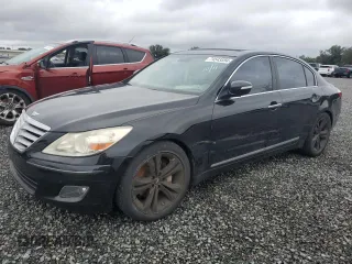 2009 Hyundai Genesis with VIN KMHGC46F19U045202, listed as a Copart auction lot 74543594 with 135,170 mi miles and Salvage Title. Bid and sale history available at carsss.com. Image 1.