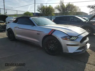 2018 Ford Mustang GT Premium with VIN 1FATP8FF0J5111712, listed as a Copart auction lot 53777685 with 100,913 mi miles and Salvage title. Bid and sale history available at DreamBid. Image 4.