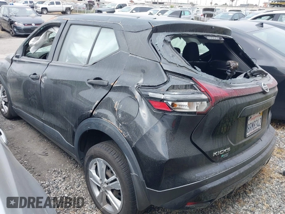 2021 Nissan Kicks S with VIN 3N1CP5BV2ML496610, listed as a IAAI auction lot 42052982 with 59,168 mi miles and . Bid and sale history available at DreamBid. Image 3.