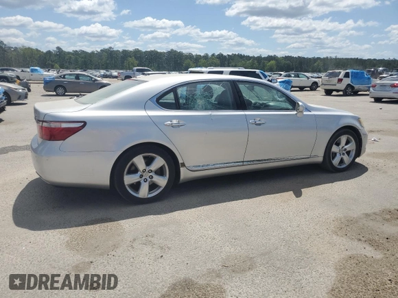 2007 Lexus LS 460 L z VIN JTHGL46F575011306, wystawiony jako Copart lot #53379905 z przebiegiem 191 689 mil mil oraz Szkoda całkowita • Salvage title. Historia ofert i sprzedaży dostępna na DreamBid. Obrazek 3.