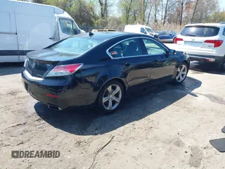 2012 Acura TL Tech Auto with VIN 19UUA9F53CA004033, listed as a IAAI auction lot 41963088 with 69,863 mi miles. Bid and sale history available at carsss.com. Image 4.