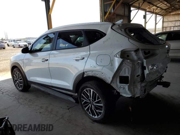 2021 Hyundai Tucson SEL с VIN KM8J33AL7MU315345, выставлен на аукционе Copart как лот 59000025 с пробегом 43 664 миль миль и Списание • Salvage title. История ставок и продаж доступна на DreamBid. Изображение 2.