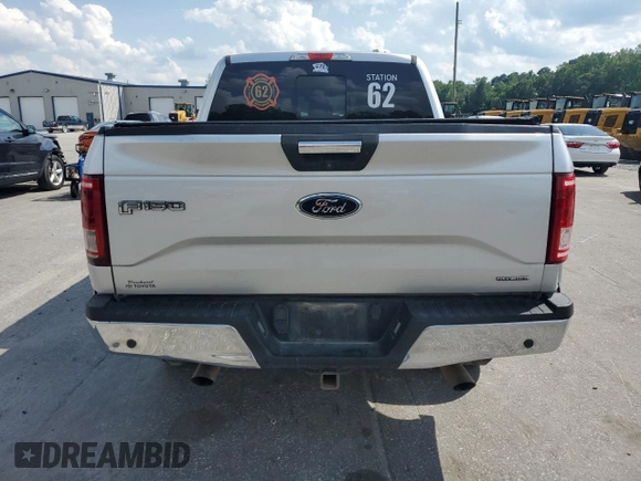 2016 Ford F-150 XLT with VIN 1FTEW1EFXGFB96060, listed as a Copart auction lot 56691845 with 152,365 mi miles and Salvage title. Bid and sale history available at DreamBid. Image 6.