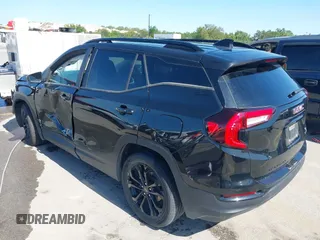 2022 GMC Terrain SLE with VIN 3GKALMEV2NL314044, listed as a IAAI auction lot 41946903 with 25,801 mi miles. Bid and sale history available at carsss.com. Image 3.