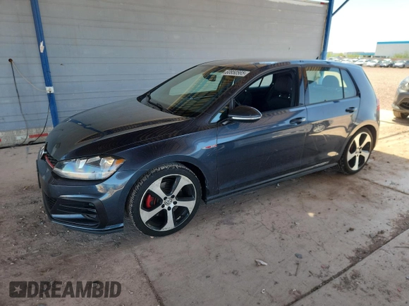 2018 Volkswagen Golf GTI S с VIN 3VW447AU3JM289855, выставлен на аукционе Copart как лот 60850565 с пробегом 40 649 миль миль и Списание • Salvage title. История ставок и продаж доступна на DreamBid. Изображение 1.