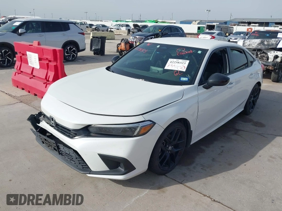 2023 Honda Civic Sport with VIN 2HGFE2F54PH521840, listed as a IAAI auction lot 42258323 with Not provided miles and . Bid and sale history available at DreamBid. Image 17.