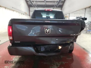 2018 Ram 1500 Express with VIN 1C6RR7FG6JS282197, listed as a Copart auction lot 82840704 with 150,019 mi miles and Salvage title. Bid and sale history available at DreamBid. Image 6.