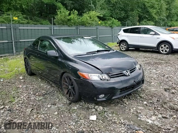 2008 Honda Civic Cpe LX with VIN 2HGFG11608H580924, listed as a Copart auction lot 64258734 with 196,522 mi miles and Salvage Title. Bid and sale history available at carsss.com. Image 11.