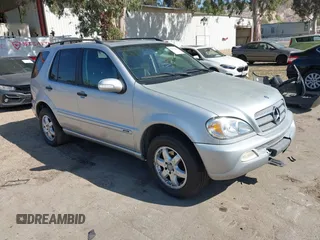 2003 Mercedes-Benz M 350 with VIN 4JGAB57EX3A438290, listed as a IAAI auction lot 42670213 with 246,915 mi miles and . Bid and sale history available at DreamBid. Image 1.