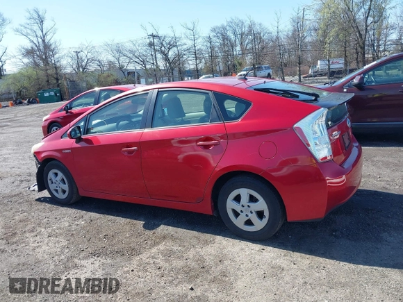 2011 Toyota Prius I with VIN JTDKN3DU8B5337594, listed as a IAAI auction lot 41976798 with 82,840 mi miles. Bid and sale history available at carsss.com. Image 15.