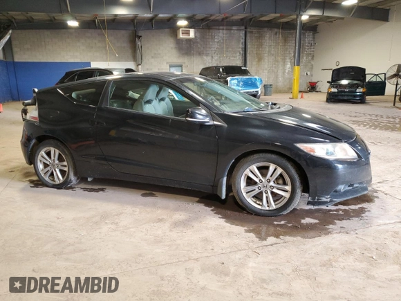 2012 Honda CR-Z EX with VIN JHMZF1D6XCS003649, listed as a Copart auction lot 51978735 with 159,010 mi miles and Salvage Title. Bid and sale history available at carsss.com. Image 4.