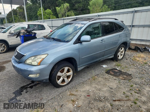 2005 Lexus RX 330 z VIN 2T2HA31U85C074424, wystawiony jako Copart lot #63979695 z przebiegiem 201 519 mil mil oraz Czysty tytuł • Clean title. Historia ofert i sprzedaży dostępna na DreamBid. Obrazek 1.
