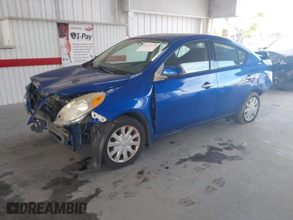 2014 Nissan Versa SV with VIN 3N1CN7AP0EL866801, listed as a IAAI auction lot 41422470 with 162,580 mi miles. Bid and sale history available at carsss.com. Image 18.