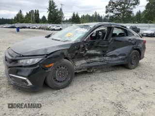 2021 Honda Civic LX z VIN 2HGFC2F66MH517914, wystawiony jako Copart lot #61047225 z przebiegiem Nie podano mil oraz Szkoda całkowita • Salvage title. Historia ofert i sprzedaży dostępna na DreamBid. Obrazek 1.