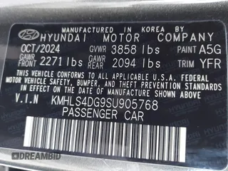 2025 Hyundai Elantra SEL Convenience with VIN KMHLS4DG9SU905768, listed as a IAAI auction lot 42101897 with 7,303 mi miles and . Bid and sale history available at DreamBid. Image 9.