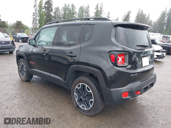2017 Jeep Renegade Deserthawk with VIN ZACCJBCB3HPF49135, listed as a IAAI auction lot 42291172 with 162,356 mi miles and . Bid and sale history available at DreamBid. Image 3.