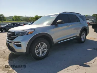 2023 Ford Explorer XLT z VIN 1FMSK8DH9PGA69347, wystawiony jako Copart lot #54864435 z przebiegiem 42 113 mil mil oraz Szkoda całkowita • Salvage title. Historia ofert i sprzedaży dostępna na DreamBid. Obrazek 1.