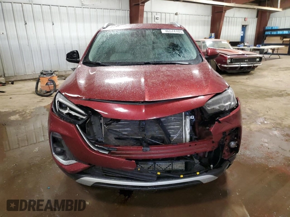 2022 Buick Encore GX Essence with VIN KL4MMGSLXNB028965, listed as a Copart auction lot 46574165 with 101,353 mi miles and Salvage title. Bid and sale history available at DreamBid. Image 5.