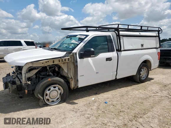 2016 Ford F-150 XL with VIN 1FTNF1CG0GKD81110, listed as a Copart auction lot 57208315 with 211,574 mi miles and Salvage title. Bid and sale history available at DreamBid. Image 1.