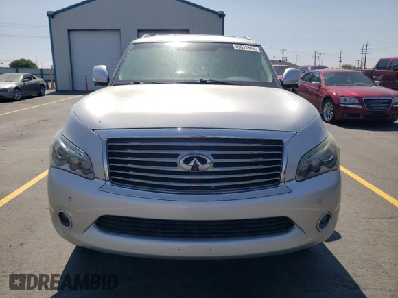 2012 Infiniti QX56 7-passenger z VIN JN8AZ2NE8C9018843, wystawiony jako Copart lot #59578865 z przebiegiem 147 128 mil mil oraz Czysty tytuł • Clean title. Historia ofert i sprzedaży dostępna na DreamBid. Obrazek 5.