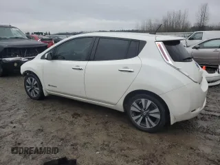 2016 Nissan LEAF S with VIN 1N4BZ0CP0GC304371, listed as a Copart auction lot 81785834 with 57,539 mi miles and Salvage Title. Bid and sale history available at carsss.com. Image 2.