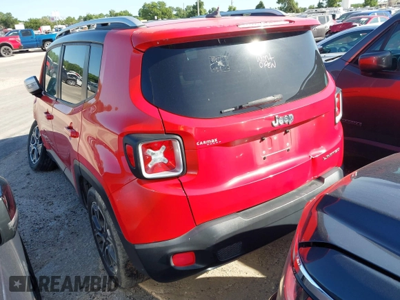 2016 Jeep Renegade Limited с VIN ZACCJADT6GPC94058, выставлен на аукционе IAAI как лот 42203571 с пробегом 101 165 миль миль и . История ставок и продаж доступна на DreamBid. Изображение 3.
