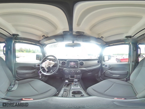 2021 Jeep Gladiator Sport S with VIN 1C6HJTAG1ML599287, listed as a Copart auction lot 71597864 with 23,186 mi miles and Salvage Title. Bid and sale history available at carsss.com. Image 14.