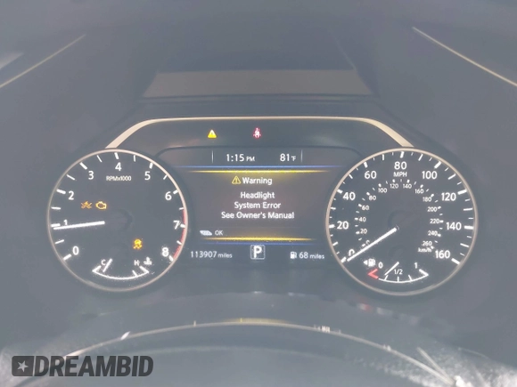 2019 Nissan Murano SL with VIN 5N1AZ2MJ5KN163608, listed as a IAAI auction lot 41774958 with 113,907 mi miles and . Bid and sale history available at DreamBid. Image 7.