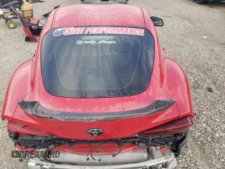 2020 Toyota GR Supra 3.0 with VIN WZ1DB4C08LW023060, listed as a Copart auction lot 44193485 with 84,064 mi miles and Salvage Title. Bid and sale history available at carsss.com. Image 10.