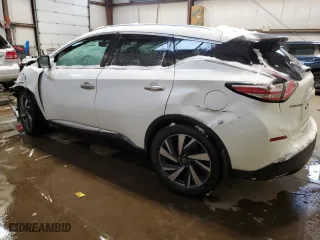 2016 Nissan Murano S with VIN 5N1AZ2MH4GN133309, listed as a Copart auction lot 42117705 with 164,386 mi miles and Salvage Title. Bid and sale history available at carsss.com. Image 2.
