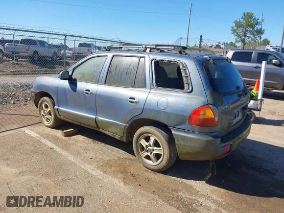 2003 Hyundai Santa Fe GLS with VIN KM8SC73D23U454976, listed as a IAAI auction lot 41777273 with 191,402 mi miles. Bid and sale history available at carsss.com. Image 3.