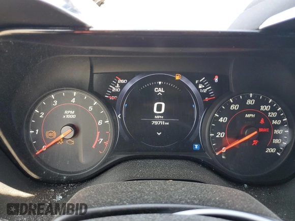 2020 Chevrolet Camaro 2SS z VIN 1G1FH1R70L0117597, wystawiony jako Copart lot #53777965 z przebiegiem 79 711 mil mil oraz Szkoda całkowita • Salvage title. Historia ofert i sprzedaży dostępna na DreamBid. Obrazek 9.