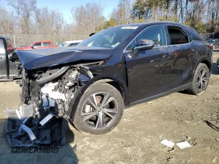 2023 Lexus RX with VIN 2T2BAMCA8PC014838, listed as a Copart auction lot 42512055 with 0 mi miles and Salvage Title. Bid and sale history available at carsss.com. Image 1.