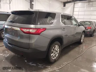 2020 Chevrolet Traverse LS with VIN 1GNERFKW4LJ184669, listed as a IAAI auction lot 41685852 with 58,991 mi miles. Bid and sale history available at carsss.com. Image 4.