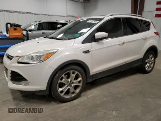 2014 Ford Escape Titanium with VIN 1FMCU9JX1EUD40870, listed as a Copart auction lot 51337695 with 163,210 mi miles and Salvage Title. Bid and sale history available at DreamBid. Image 1.