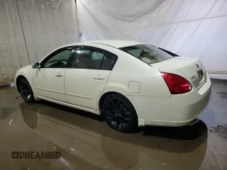 2008 Nissan Maxima 3.5 SL with VIN 1N4BA41E58C836653, listed as a Copart auction lot 47417485 with 215,419 mi miles and Salvage Title. Bid and sale history available at carsss.com. Image 2.
