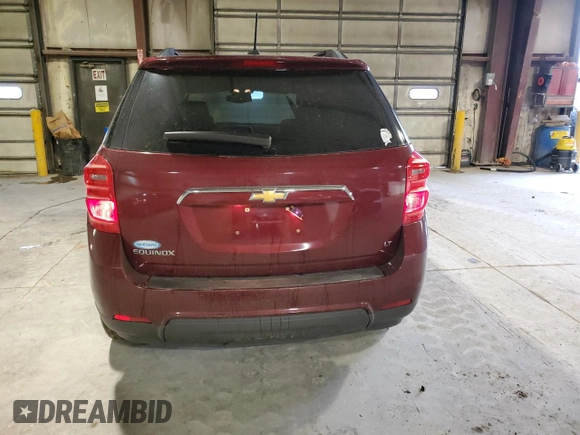 2017 Chevrolet Equinox LT with VIN 2GNALCEK3H1598387, listed as a Copart auction lot 49853975 with 122,987 mi miles and Salvage Title. Bid and sale history available at carsss.com. Image 6.