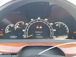2006 Mercedes-Benz S-Class 3.7L with VIN WDBNF67J06A482377, listed as a Copart auction lot 44619455 with 155,669 mi miles and Clean Title. Bid and sale history available at carsss.com. Image 9.